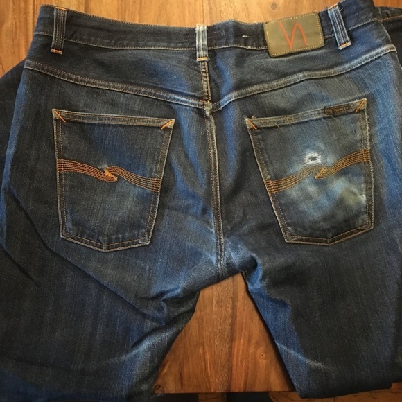 Nudie Jeans Brute Knute Selvage 34W Jeans - Picture 3 of 6